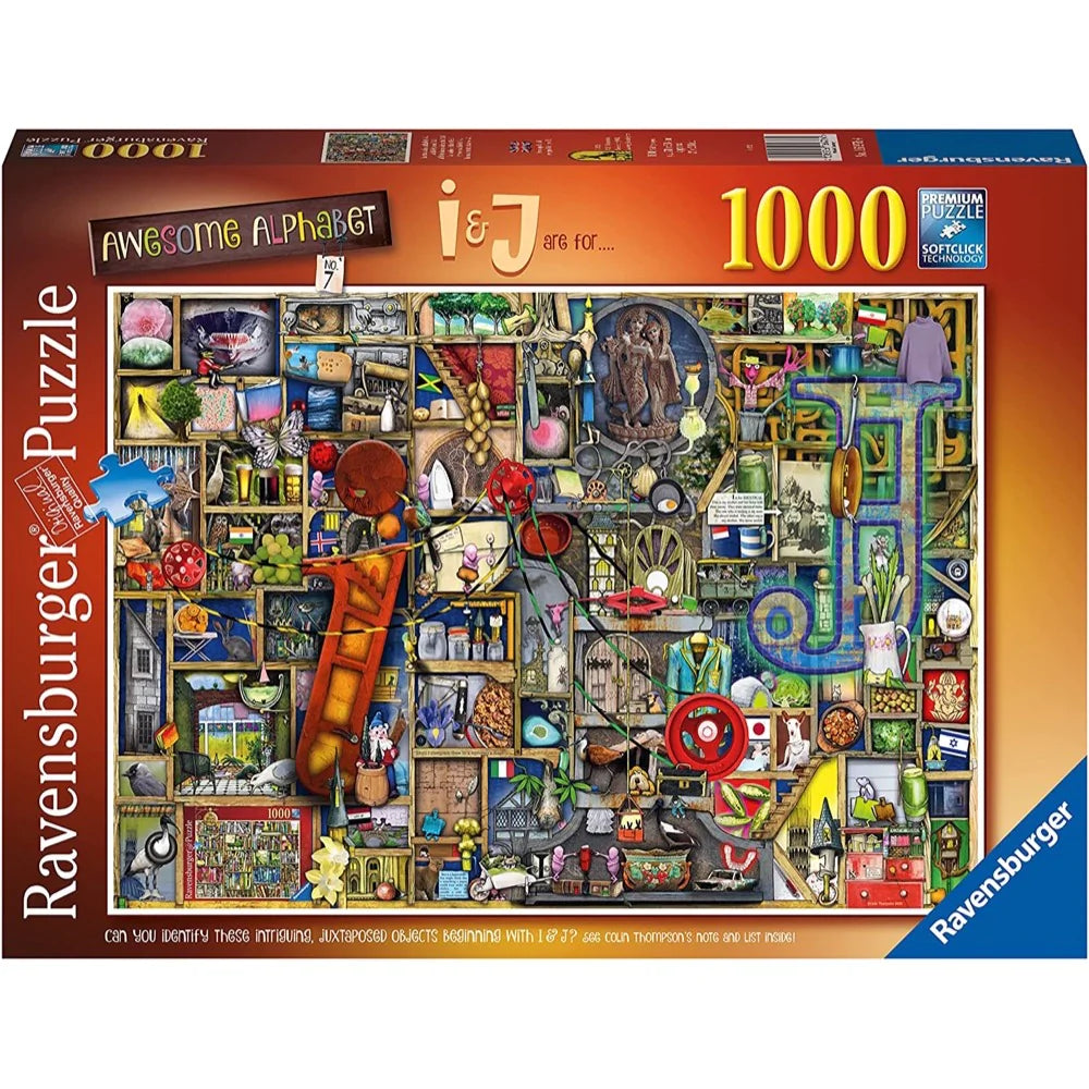 1000pc Awesome Alphabet I and J Puzzle