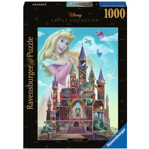 1000pc Disney Castles: Aurora Puzzle