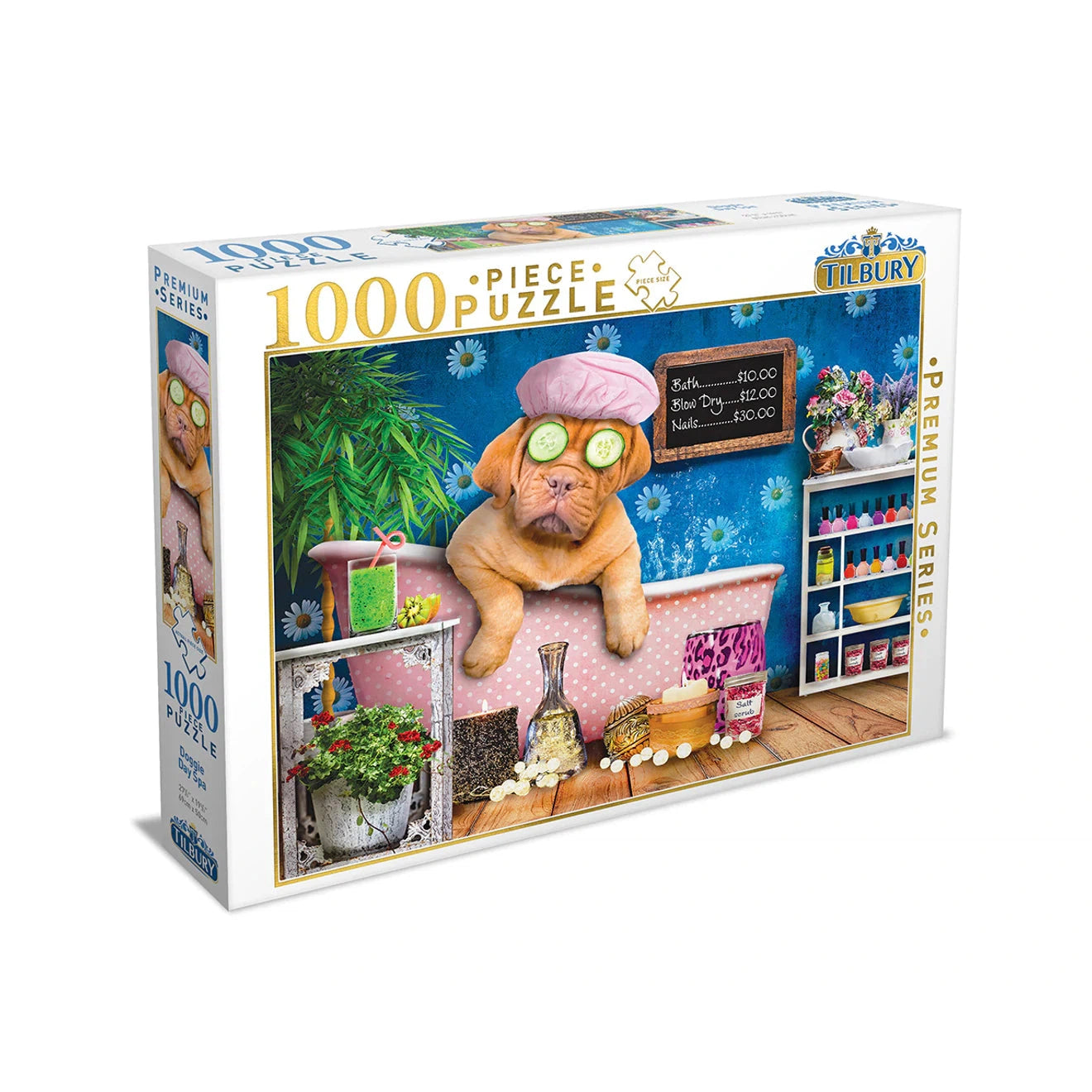 1000pc Dog Day Spa Puzzle