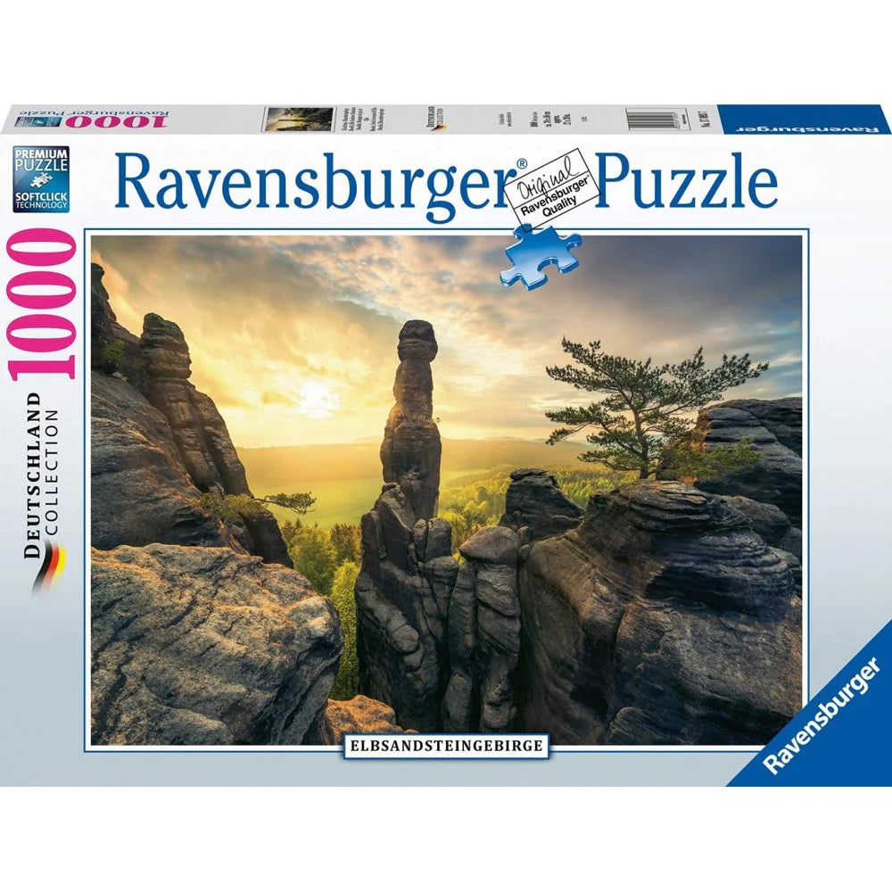 1000pc Monolith Elbe Sandstone Mountains Puzzle