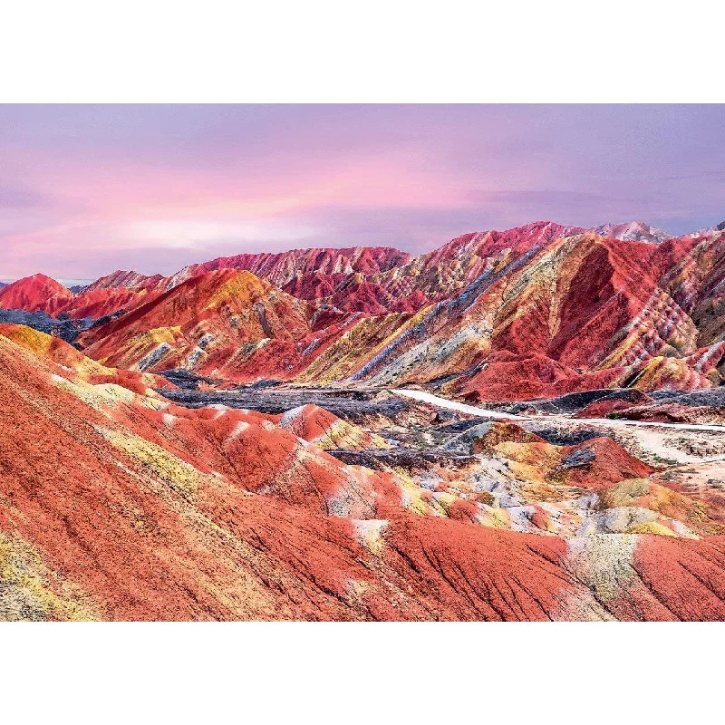 1000pc Rainbow Mountains China Puzzle