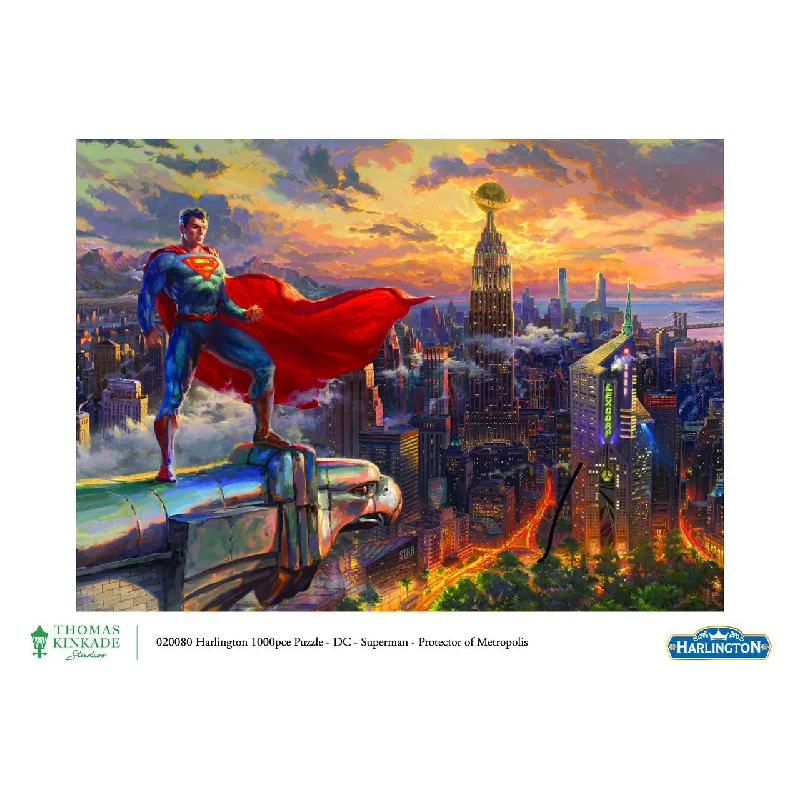 1000pc Thomas Kinkade: DC Comics - Superman - Protector of Metropolis Puzzle