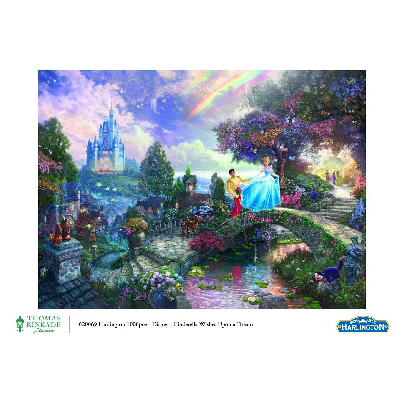 1000pc Thomas Kinkade: Disney - Cinderella Wishes Upon a Dream Puzzle