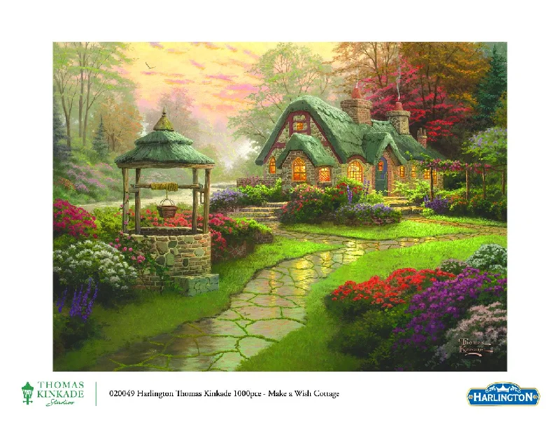 1000pc Thomas Kinkade: Make a Wish Cottage Puzzle