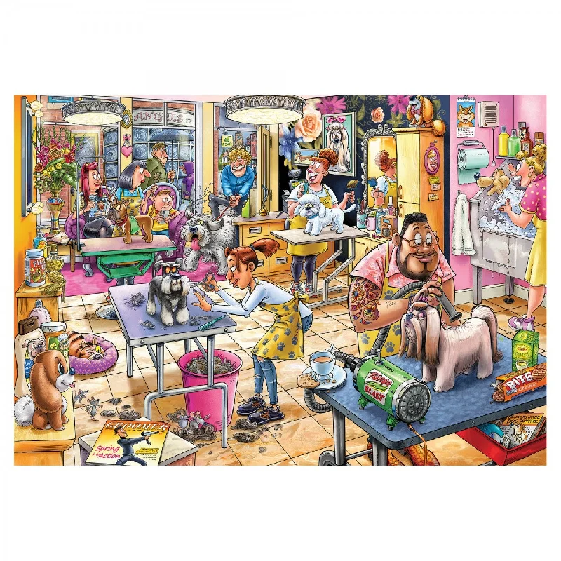 1000pc Wasgij? Mystery Puzzle #23: Pooch Parlour!