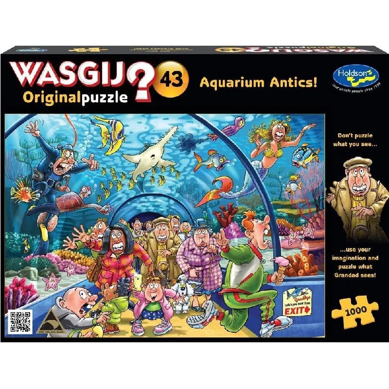 1000pc Wasgij? Original Puzzle #43: Aquarium Antics!