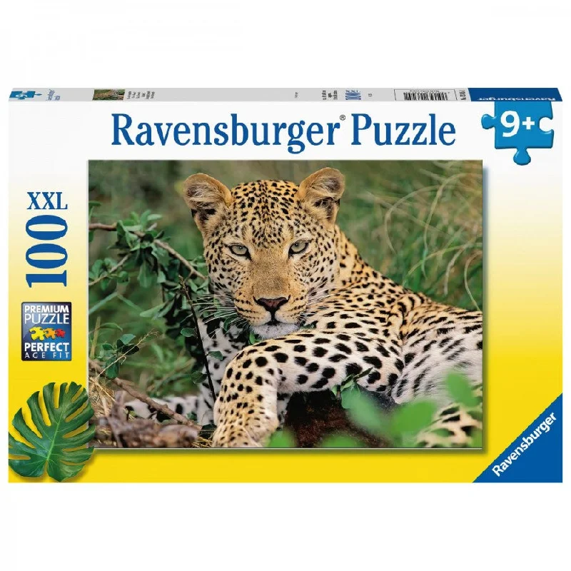 100pc Lounging Leopard Puzzle