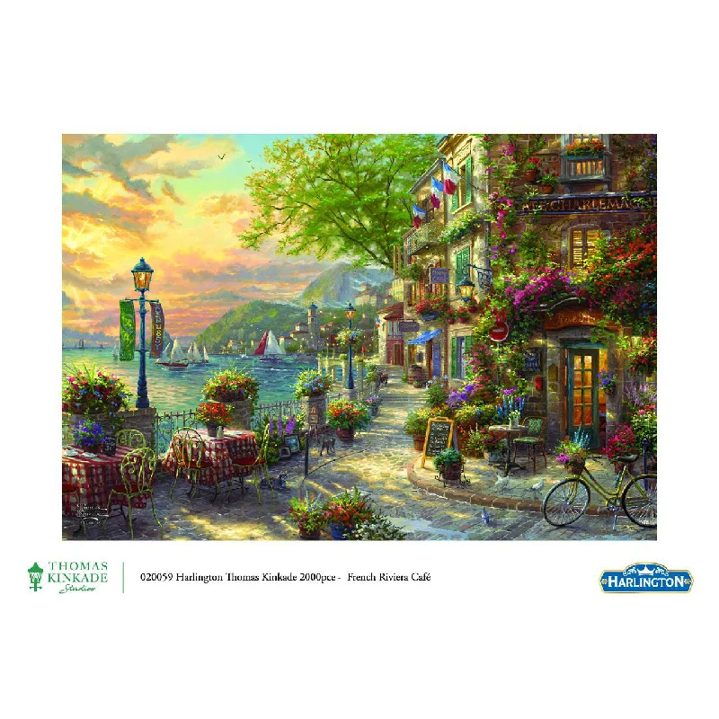 2000pc Thomas Kinkade: French Riviera Café Puzzle