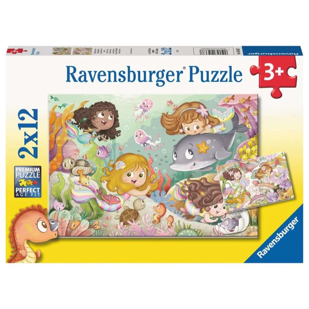 2x12pc Fairies and Mermaids Puzzle