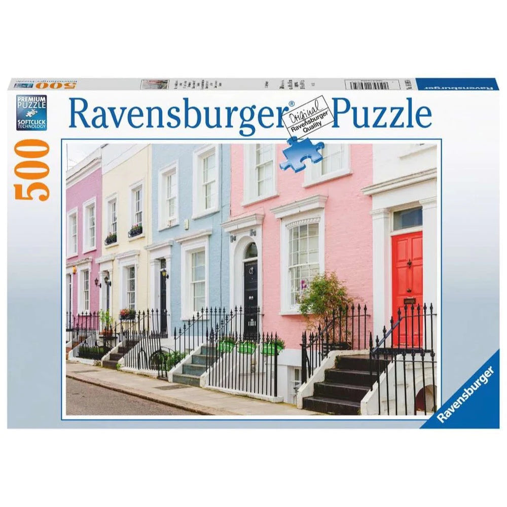 500pc Colourful London Townhouses Puzzle