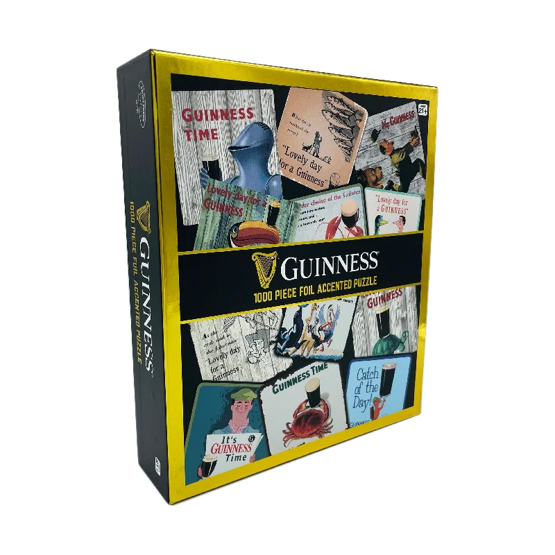 Guinness Foil Accented Puzzle - Coaster: 1000 Pcs