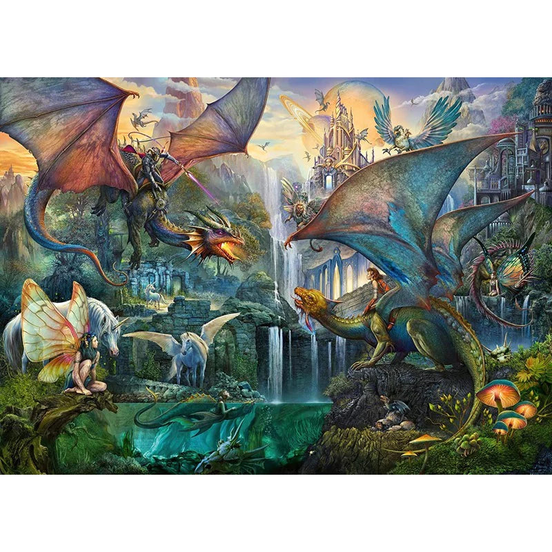 9000pc Magic Forest Dragons Puzzle