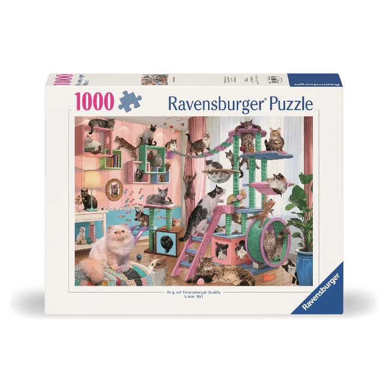 Cat Tree Heaven 1000 Piece Puzzle Ravensburger