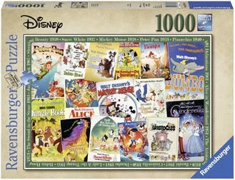 Disney Vintage Movie Posters Puzzle 1000 pieces Jigsaw Puzzle