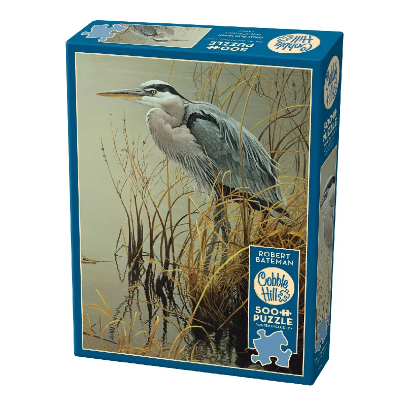 Great Blue Heron 500 Piece Puzzle Cobble Hill