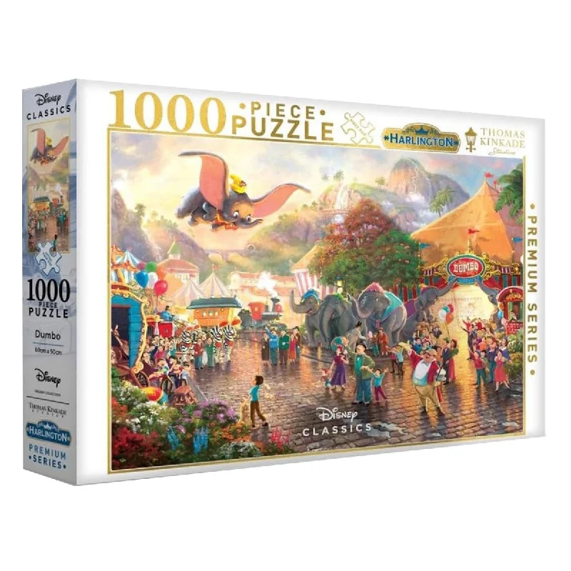 Harlington Thomas Kinkade Puzzles - Disney - Dumbo 1000pc