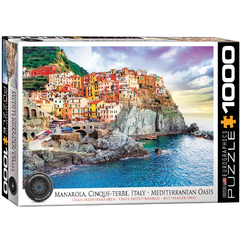 Italy Manarola, Cinque-Terre 1000 Piece Puzzle