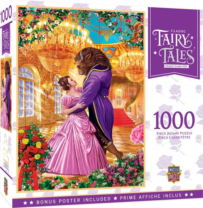 Masterpieces Puzzle Classic Fairy Tales Beauty and the Beast Puzzle 1,000 pieces Jigsaw Puzzl