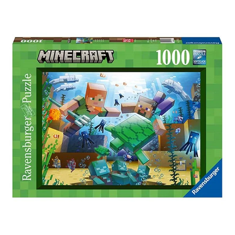 Minecraft Mosaic 1000 Piece Puzzle Ravensburger