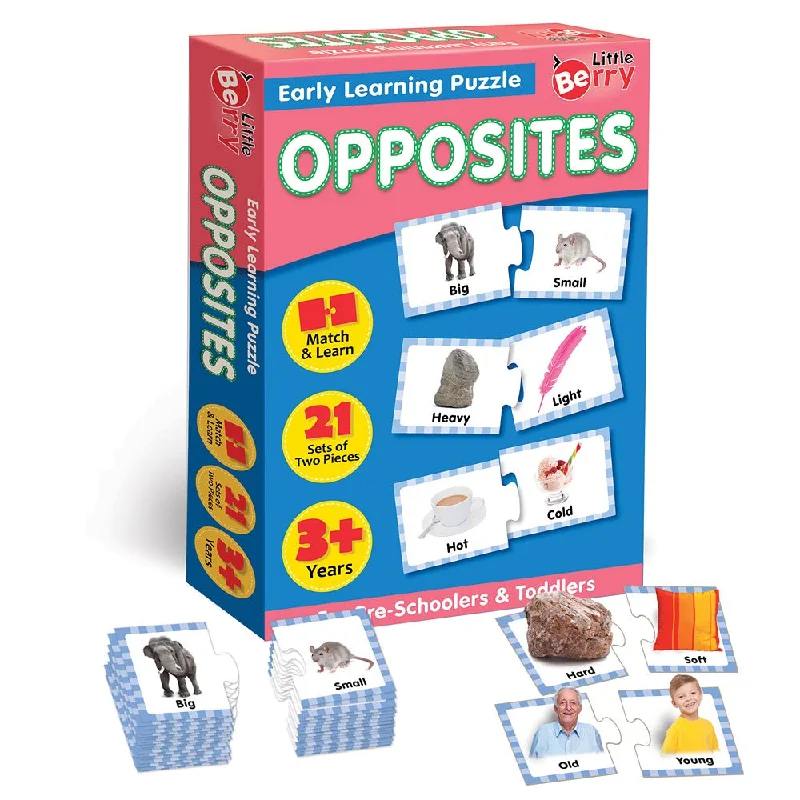 Opposites Early Learning Puzzle Game (42 Pieces)