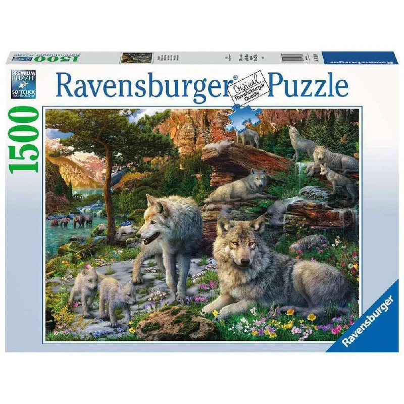 1500pc Wolves in Spring Puzzle