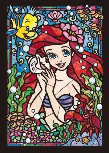 Tenyo Disney the Little Mermaid Ariel Stained Glass Puzzle 266 pieces