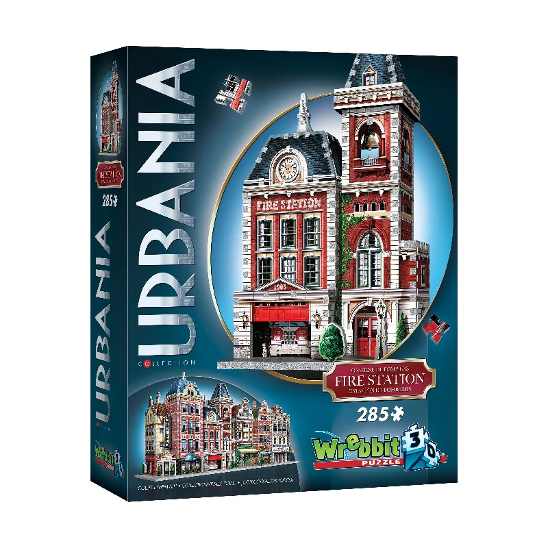 Urbania Collection - Fire Station 3D Puzzle: 285 Pcs