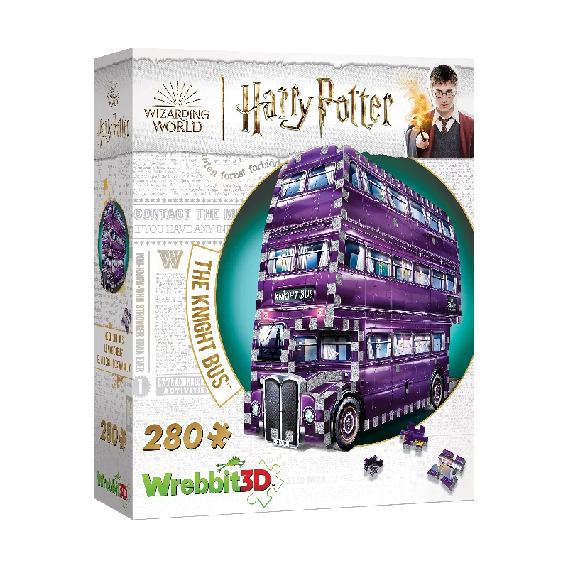 Harry Potter Collection - The Knight Bus 3D Puzzle: 280 Pcs