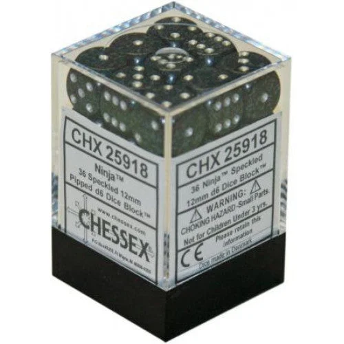 Chessex - 36D6 - Speckled - Ninja