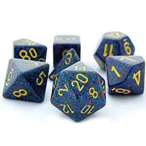 Chessex - 7 Piece - Speckled - Twilight