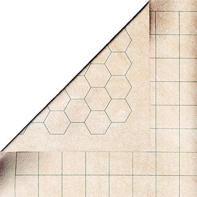 Chessex Megamat - 1" Grid/Hex 34.5" x 48" Reversible RPG Mat