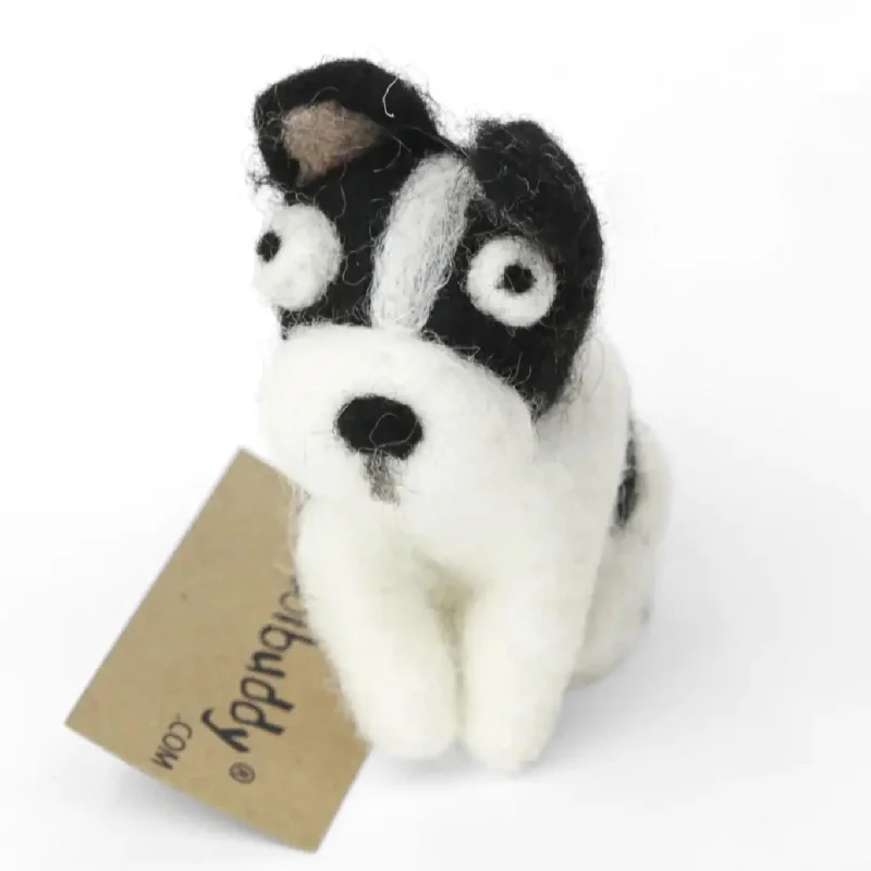 Puppy Dog Felt Ornament by Woolbuddy