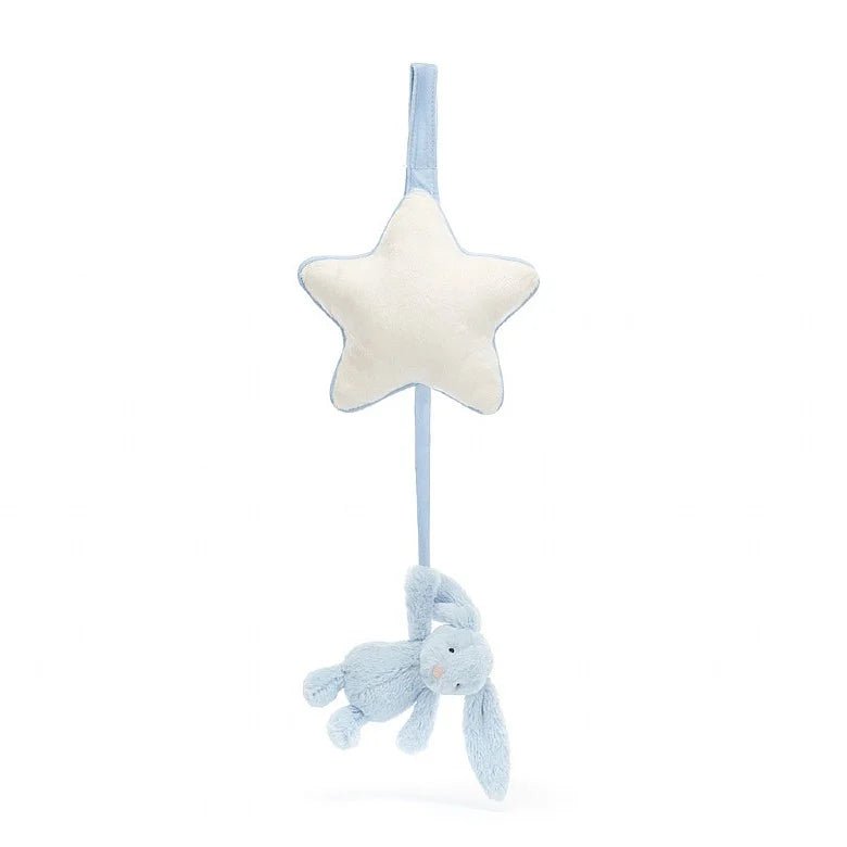 Baby Jellycat - Bashful Blue Bunny Musical Pull