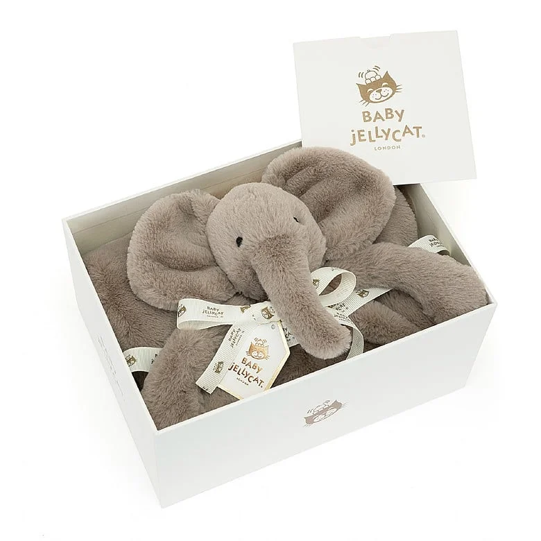 Baby Jellycat - Smudge Elephant Blankie - Boxed