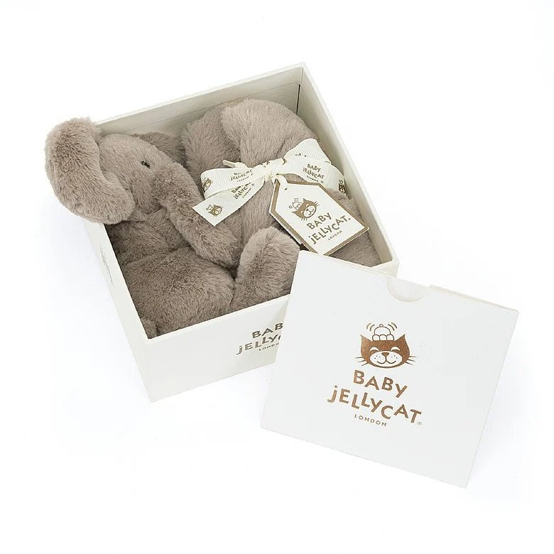 Baby Jellycat - Smudge Elephant Soother - Boxed