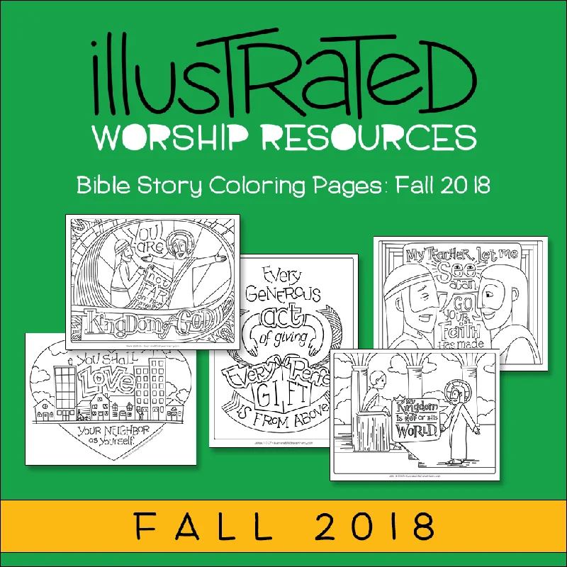 Bible Story Coloring Pages: Fall 2018