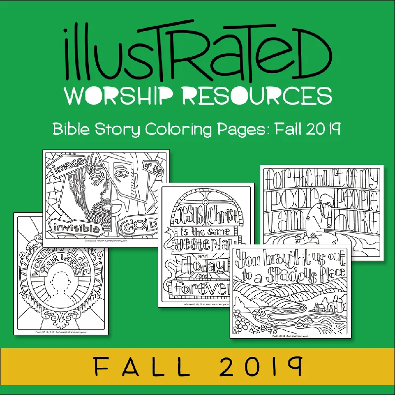 Bible Story Coloring Pages: Fall 2019