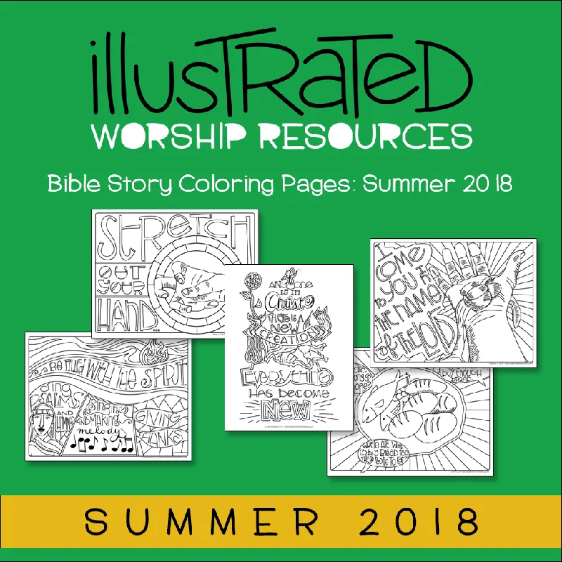 Bible Story Coloring Pages: Summer 2018