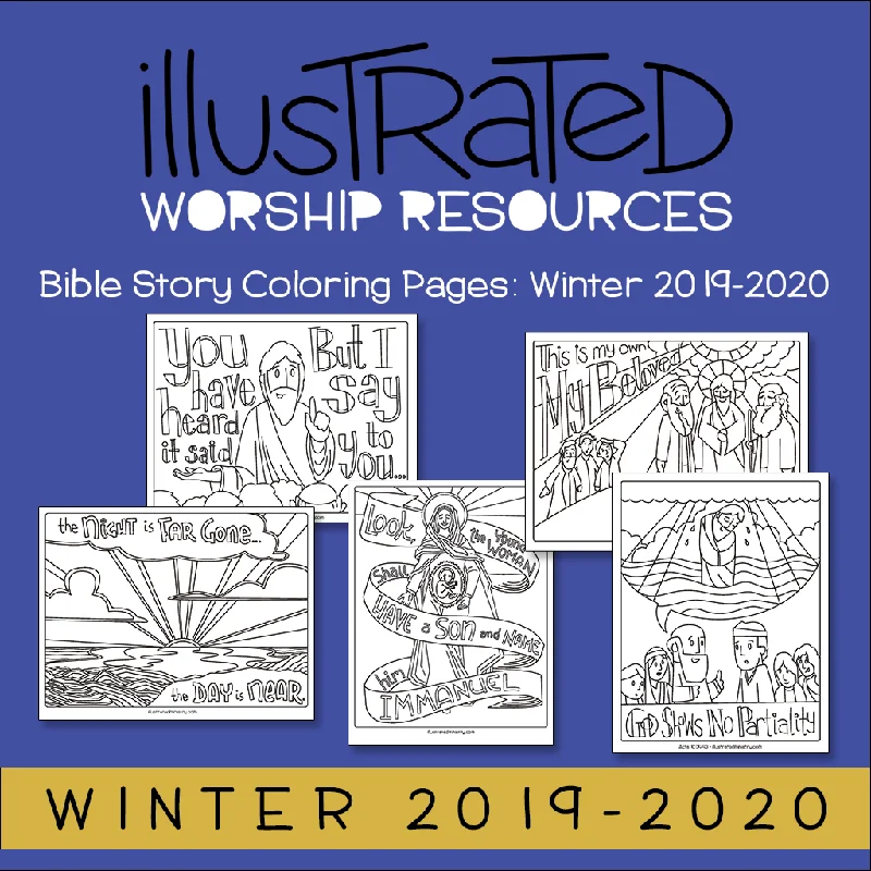 Bible Story Coloring Pages: Winter 2019-2020