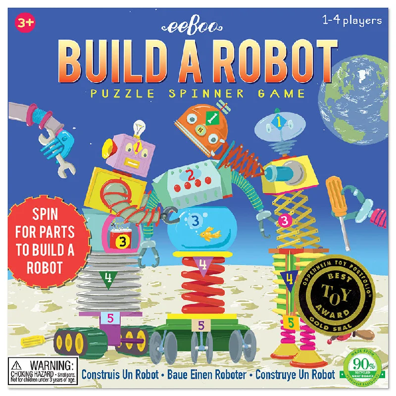 Build a Robot Spinner Game Eeboo