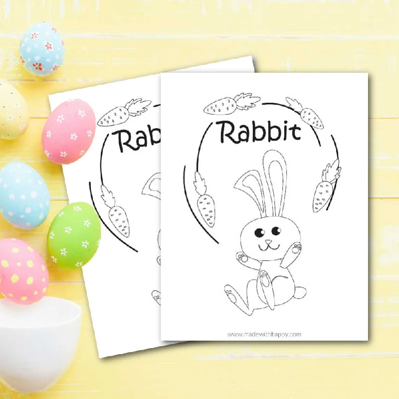 Bunny Rabbit Coloring Pages