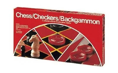 Chess • Checker • Backgammon Set #108A