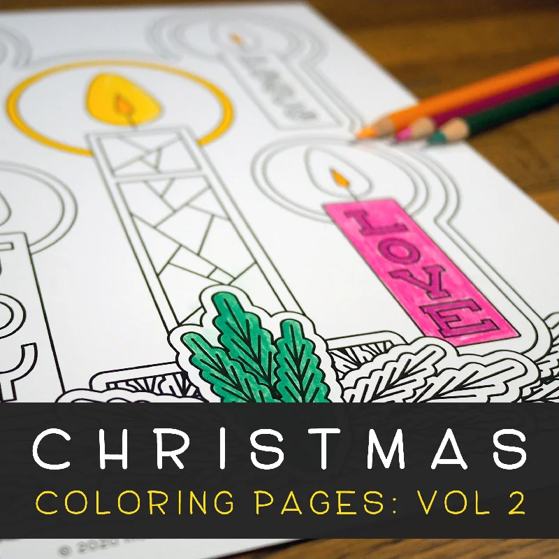 Christmas Coloring Pages: Volume 2