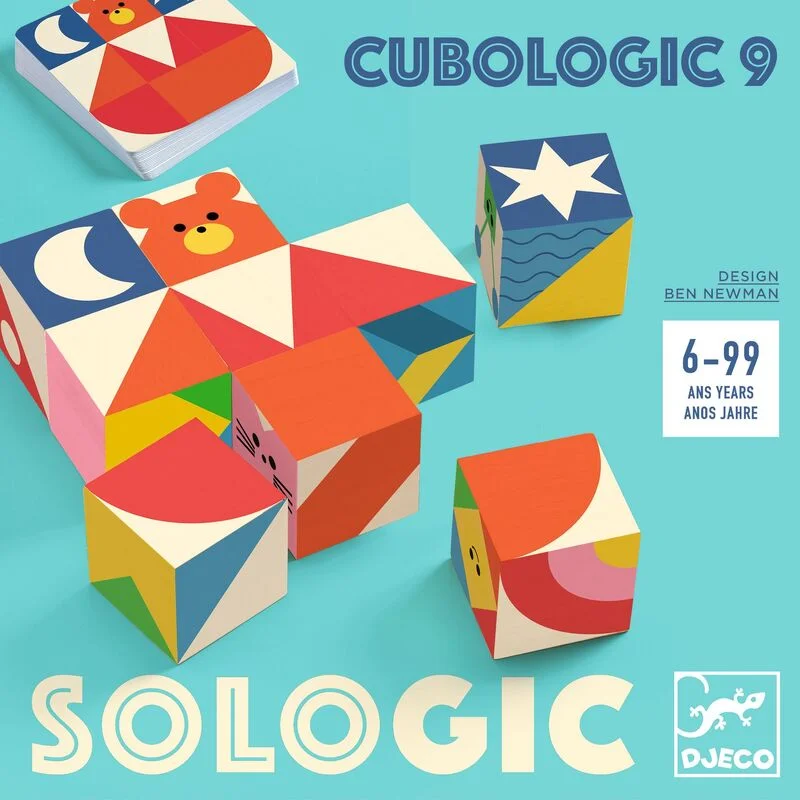 Cubologic 9 Sologic Game by Djeco