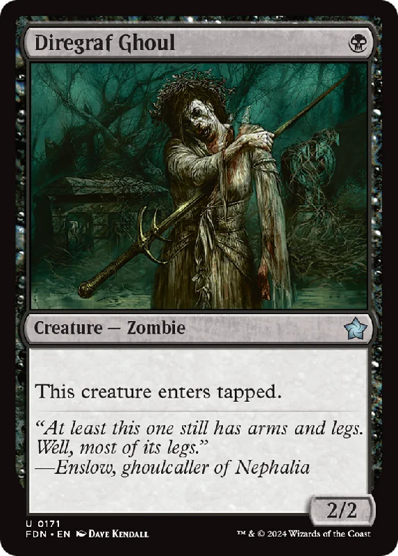 Diregraf Ghoul (FDN-171) - Foundations Foil [Uncommon]