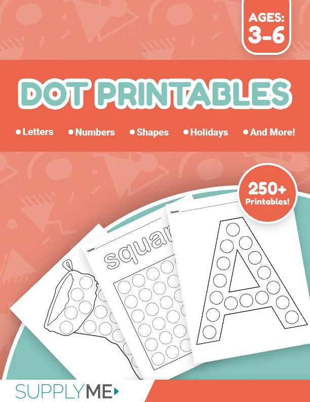 Do-A-Dot Printables Bundle - 250+ Pages of Printable Do-A-Dot Worksheets and Activities!