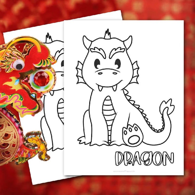 Dragon Coloring Page