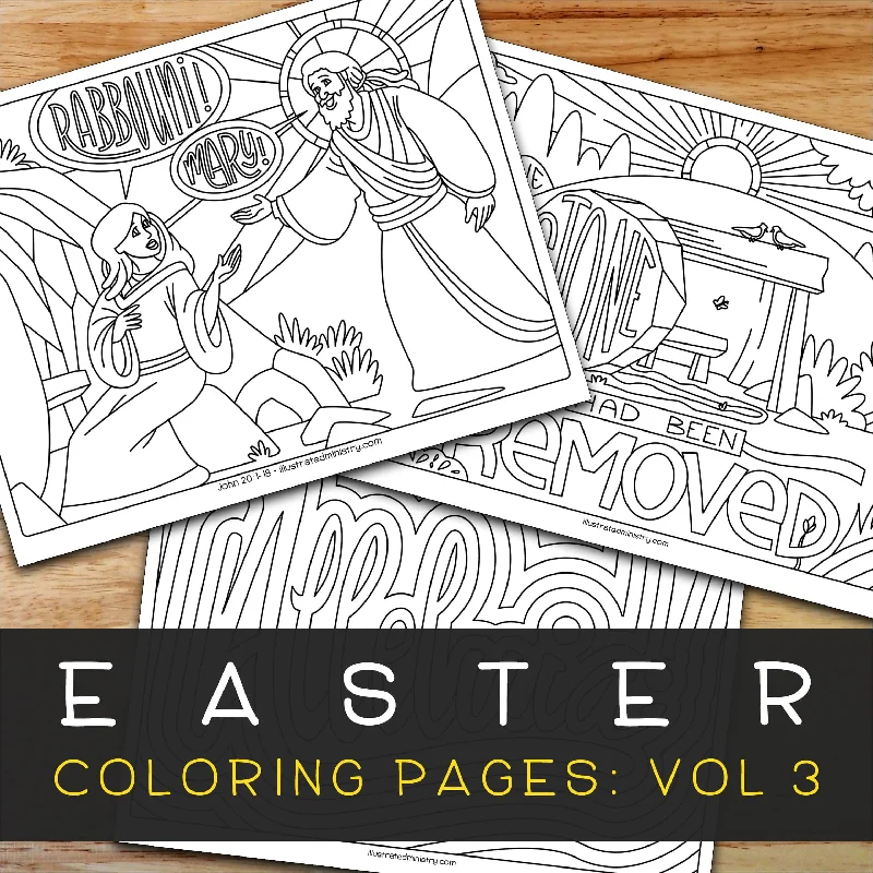 Easter Coloring Pages: Volume 3