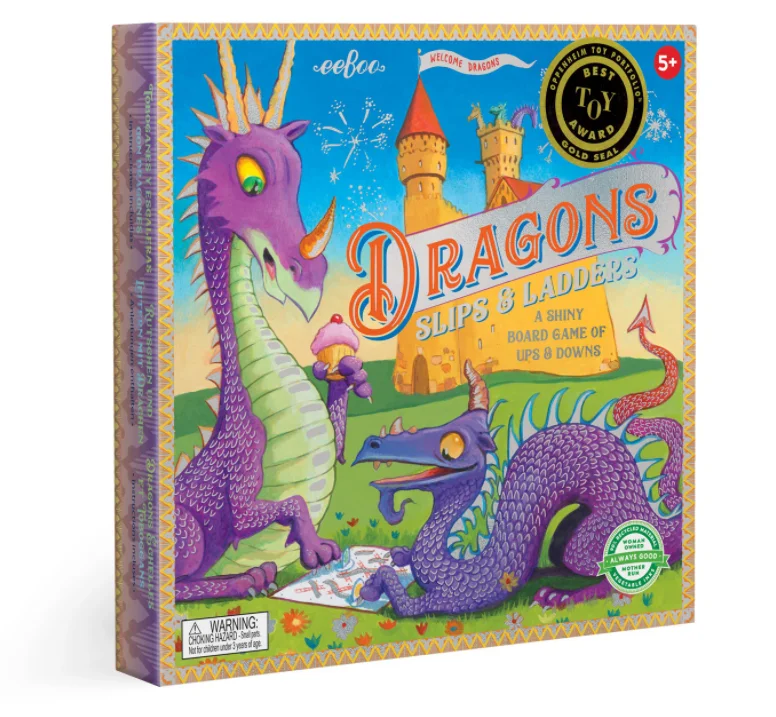 Eeboo Dragon Slips and Ladders