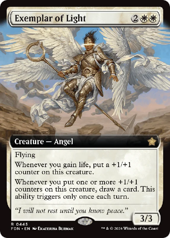 Exemplar of Light (FDN-445) - Foundations: (Extended Art) Foil [Rare]